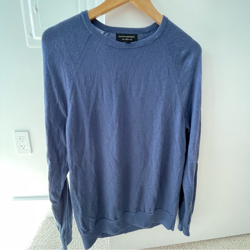 Banana Republic Men’s Merino Wool Sweater, Size Large